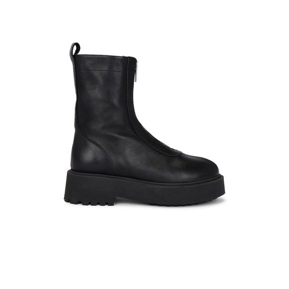 Flattered 'Alma' Black Leather Boot Size 6 - Picture 1 of 5